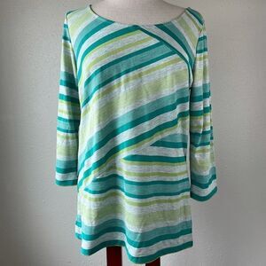 NWOT Passports 3/4 Sleeve T-Shirt Size L